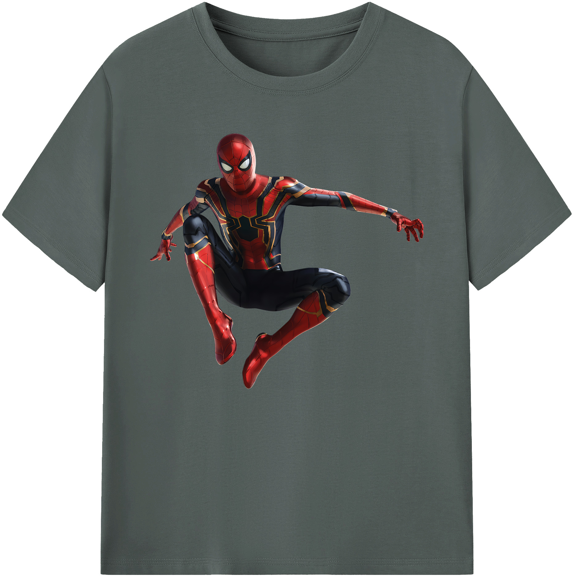 （画像用） Spider Man スパイダーマン 綿100％ メンズ半袖Tシャツ｜肌触りやわらか＆通気性